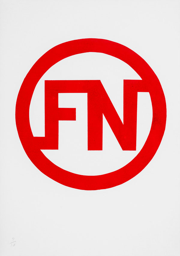 FN Logo Letterpress Print