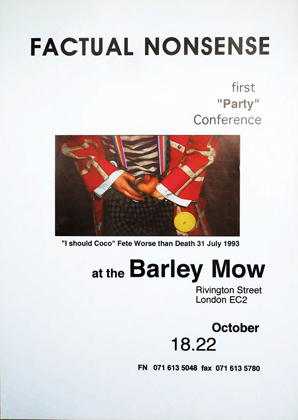 First 'Party' Conference 1993 Poster